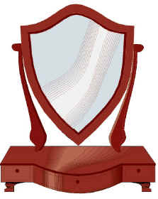 Mirror Image of Light